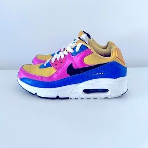 🚨 NIKE AIR MAX 90 LTR (GS) Size 4.5 M/ 6 Women Good Condition 🚨
